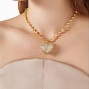 Luv Aj Gold Heart Necklace